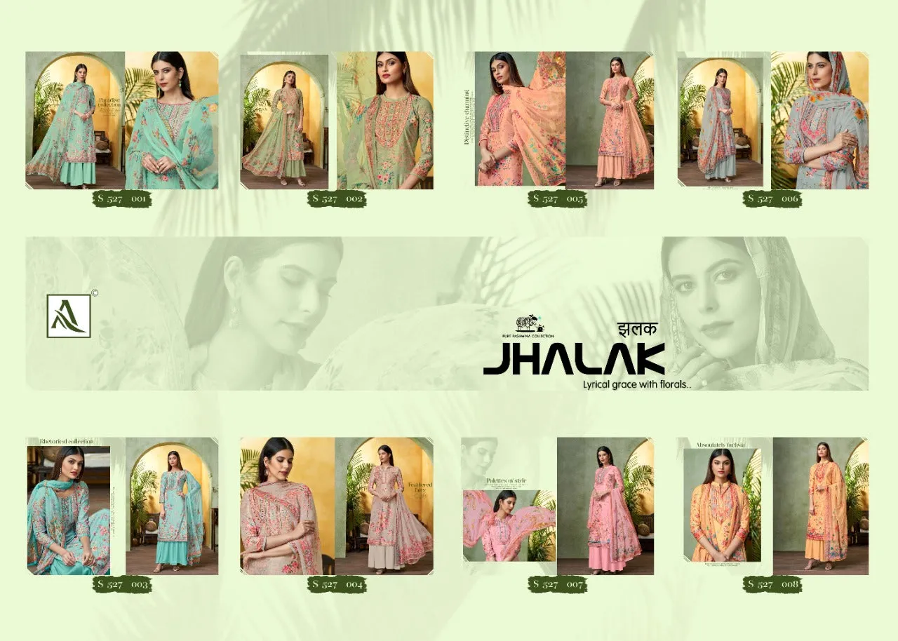 Alok Suit Presents Jhalak Viscose Velvet Printed Fancy Designer Salwar Kameez