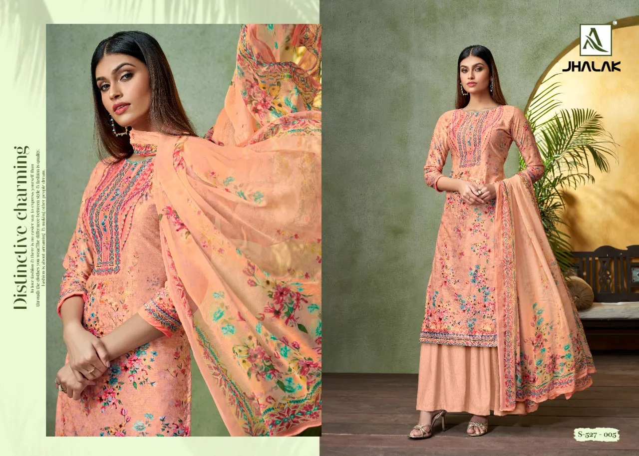 Alok Suit Presents Jhalak Viscose Velvet Printed Fancy Designer Salwar Kameez