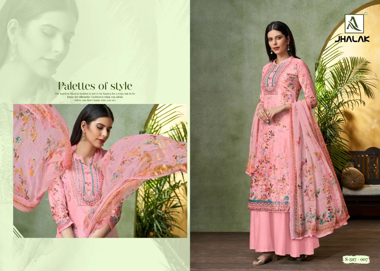 Alok Suit Presents Jhalak Viscose Velvet Printed Fancy Designer Salwar Kameez