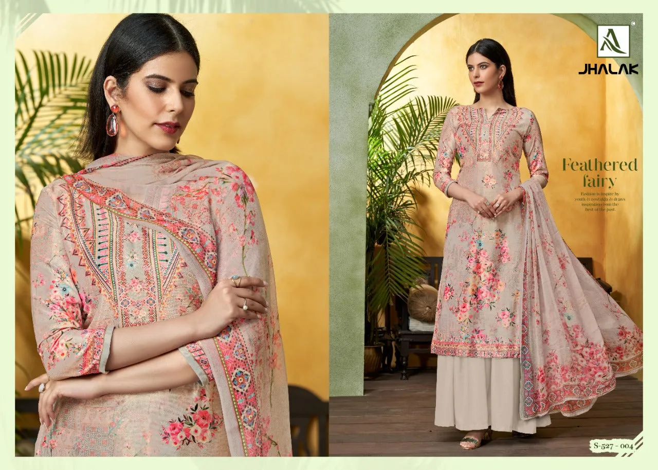 Alok Suit Presents Jhalak Viscose Velvet Printed Fancy Designer Salwar Kameez