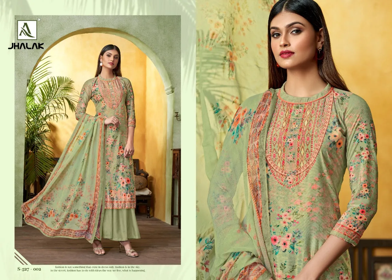 Alok Suit Presents Jhalak Viscose Velvet Printed Fancy Designer Salwar Kameez