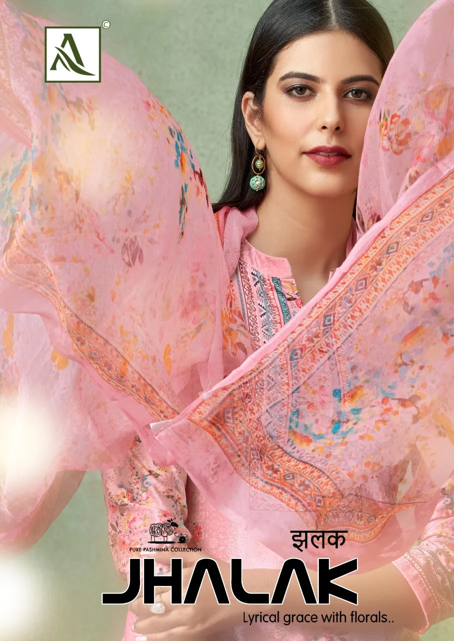Alok Suit Presents Jhalak Viscose Velvet Printed Fancy Designer Salwar Kameez