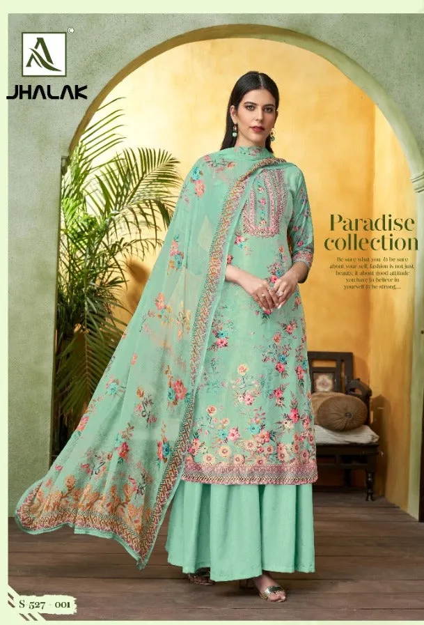 Alok Suit Presents Jhalak Viscose Velvet Printed Fancy Designer Salwar Kameez