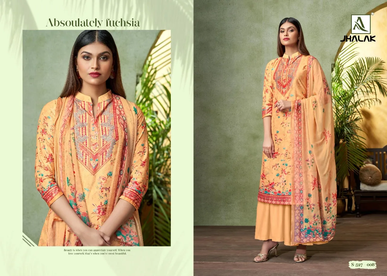 Alok Suit Presents Jhalak Viscose Velvet Printed Fancy Designer Salwar Kameez