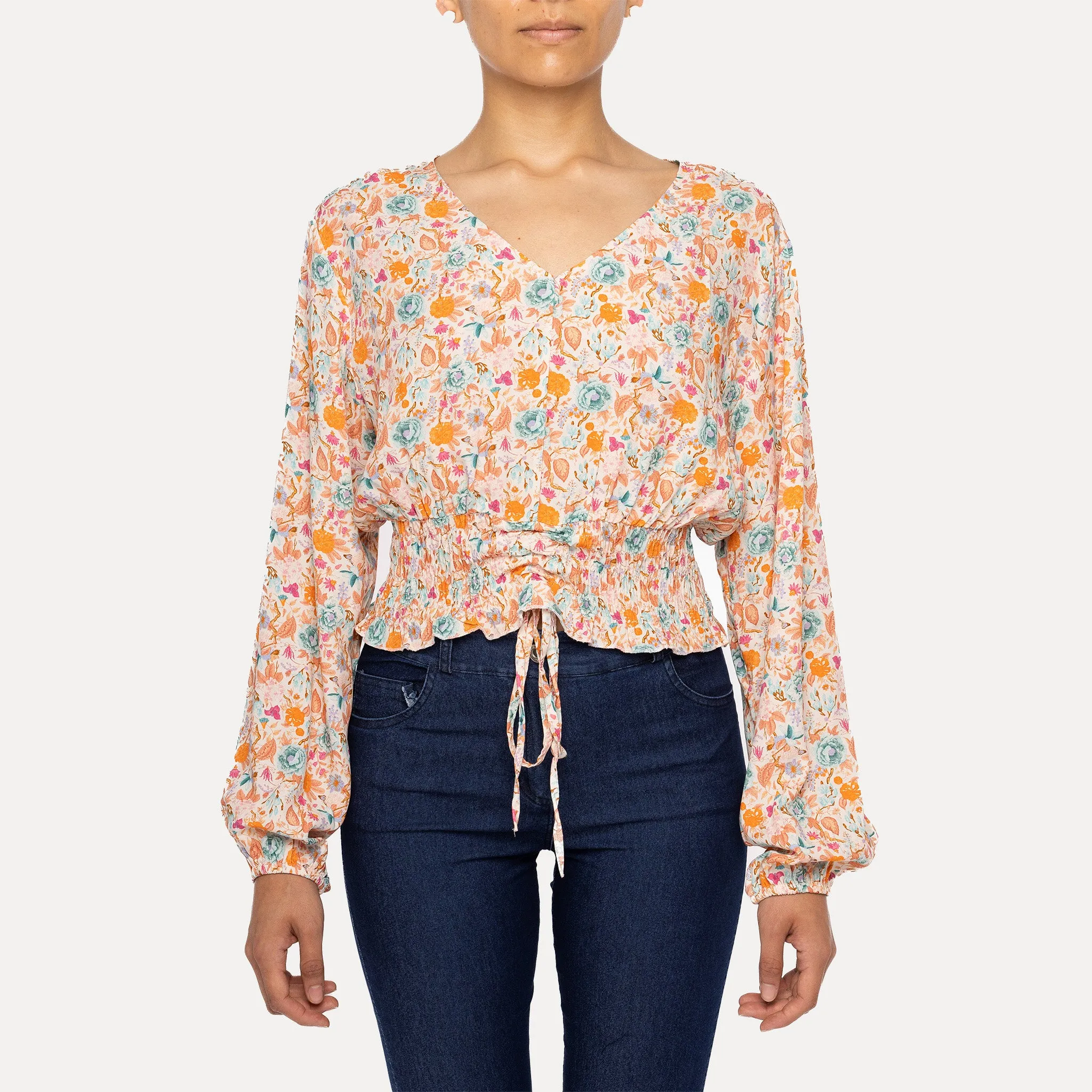 Astrid  Sunset Tie Top