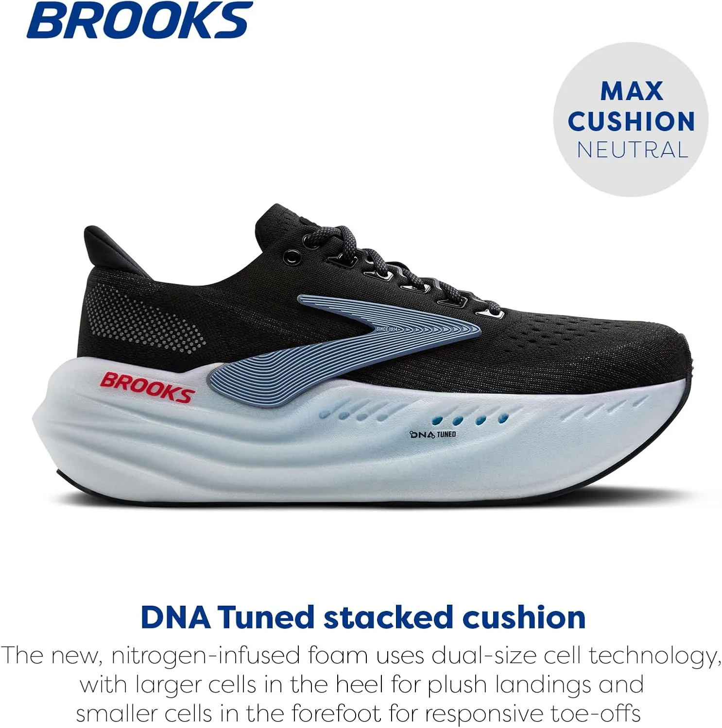 Brooks Mens Glycerin Max Neutral Running & Walking Shoe