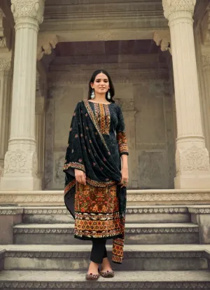 Charmy Presents Velvet Vol 2 Velvet Printed Fancy Designer Salwar Suits
