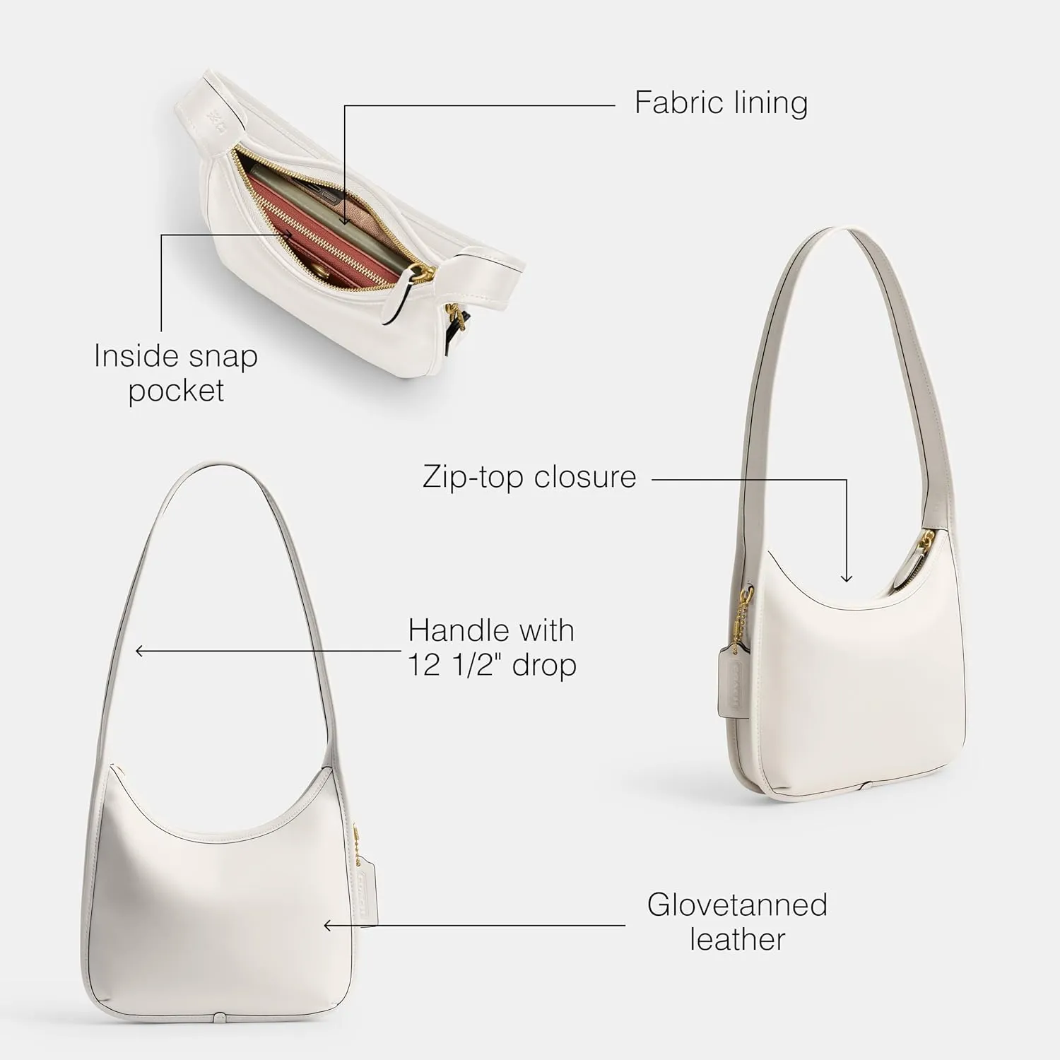 Coach Curve Zip Bag