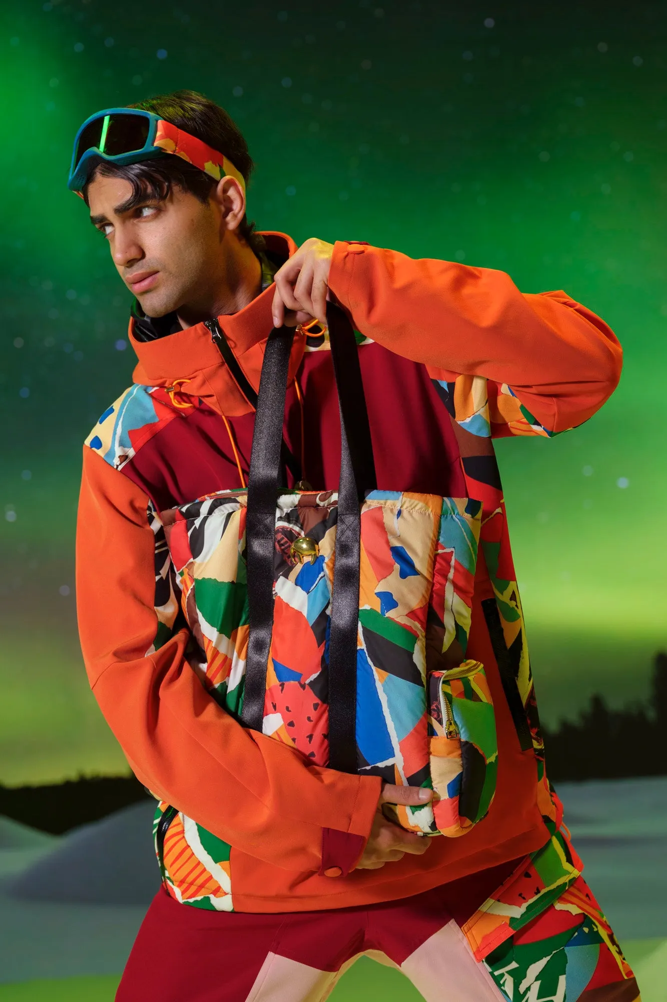Colour-blocked Lgrmash Pants