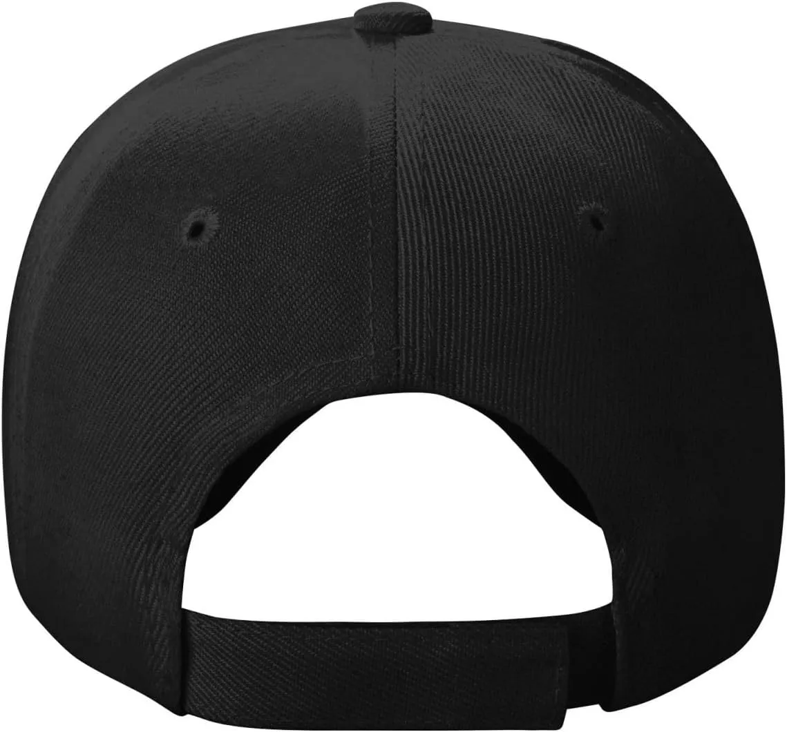 Cycling Heartbeat Dad Hat Adjustable Trucker Hat Baseball Cap for Men Women,Black