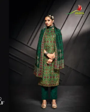 Ektara Presents Rashf Velvet Digital Printed Fancy Designer Salwar Suits