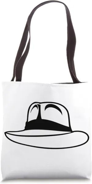 Fedora Hat Tote Bag