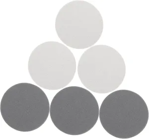 HOMSFOU 3sets Bowling Ball Sanding Pad Sponge Cleaning Pad for Grit Distribution 6pcs*3