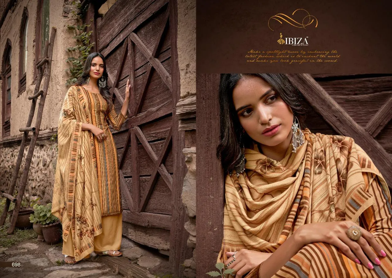 Ibiza Presents Afreen Fabric Velvet Printed Fancy Designer Salwar Kameez