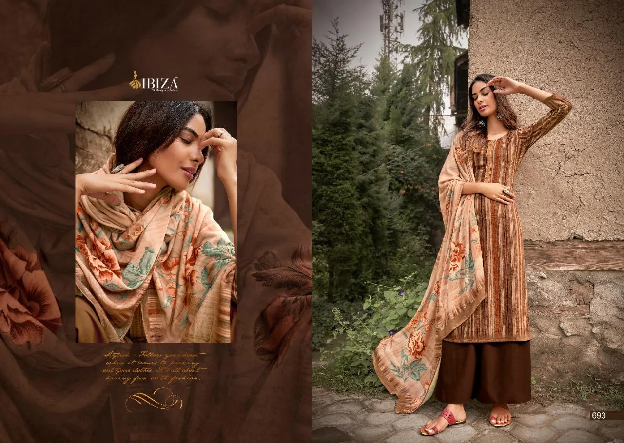 Ibiza Presents Afreen Fabric Velvet Printed Fancy Designer Salwar Kameez