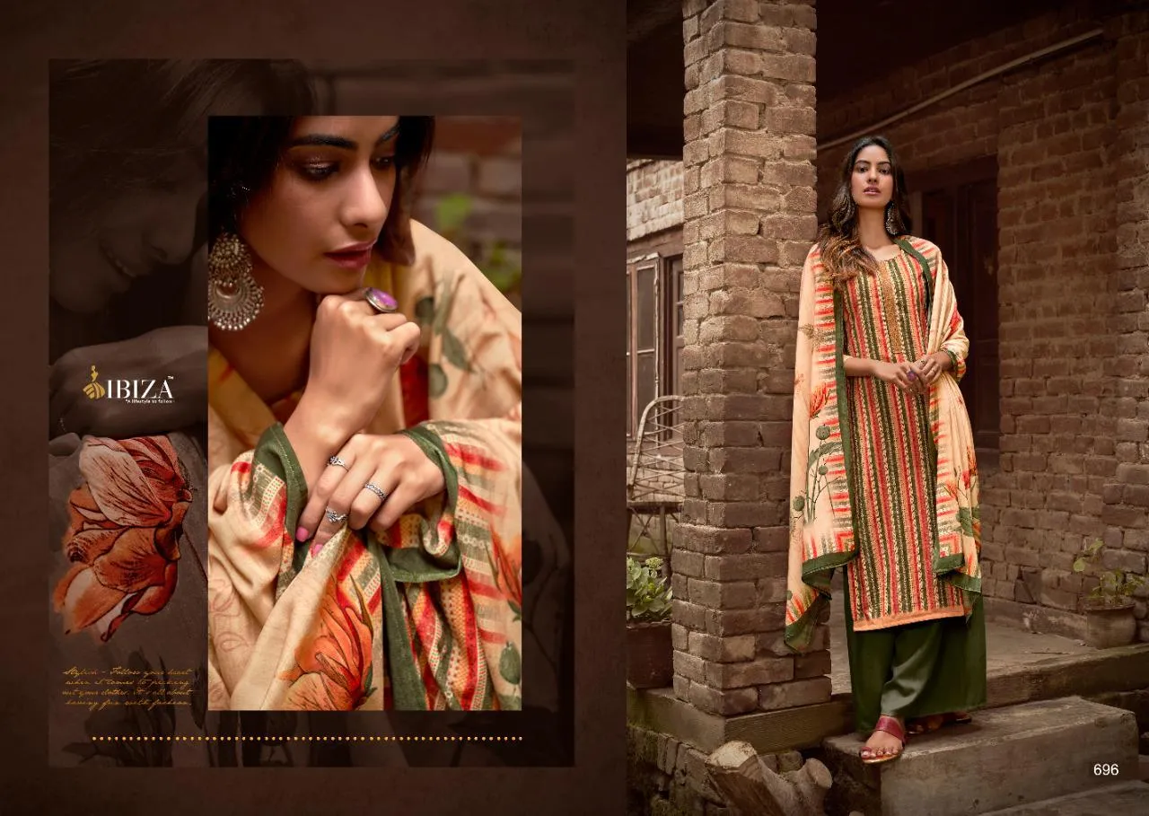 Ibiza Presents Afreen Fabric Velvet Printed Fancy Designer Salwar Kameez
