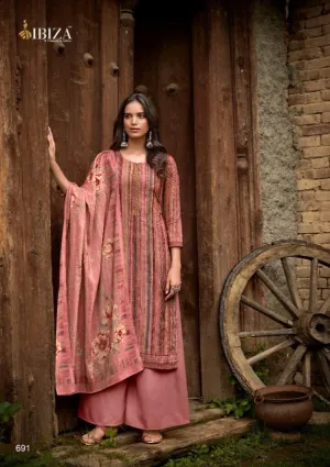 Ibiza Presents Afreen Fabric Velvet Printed Fancy Designer Salwar Kameez
