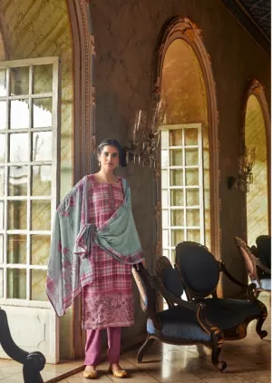 Ibiza Presents Mumtaha Wool Pashmina Printed Embroidery Work Fancy Designer Salwar Kameez