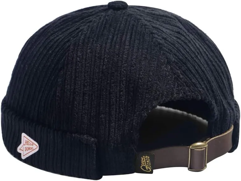 jerague Beanie Hat for Men Women Brimless Cuffed Hat Skullcap Watch Cap Adjustable
