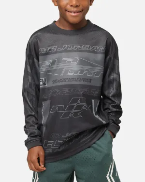 Jordan Kids' MVP Motorsport Long Sleeve Jersey Black