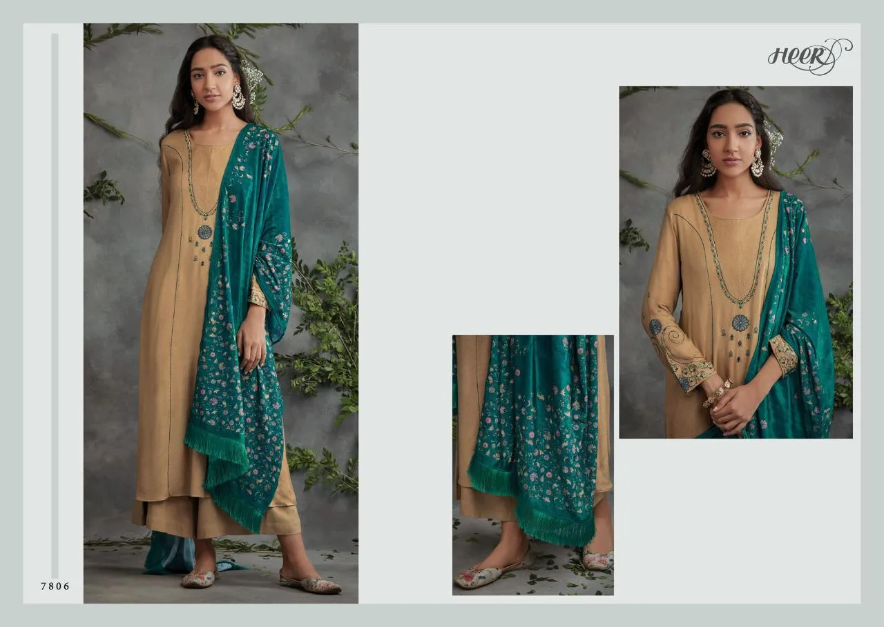 Kimora Presents Tarana Pashmina Diamond Velvet Stole Fancy Designer Salwar Kameez