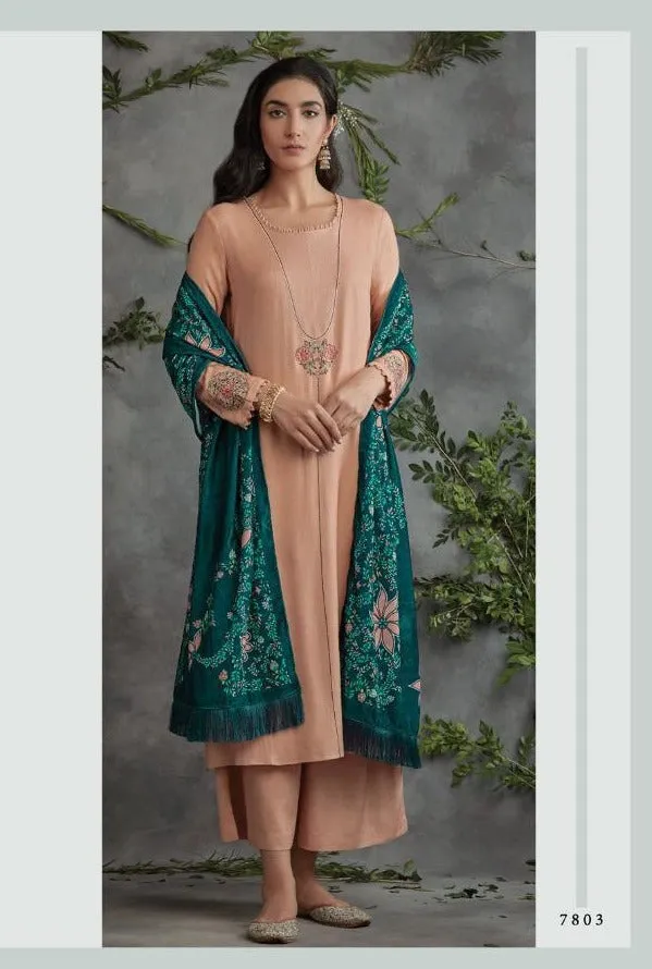 Kimora Presents Tarana Pashmina Diamond Velvet Stole Fancy Designer Salwar Kameez