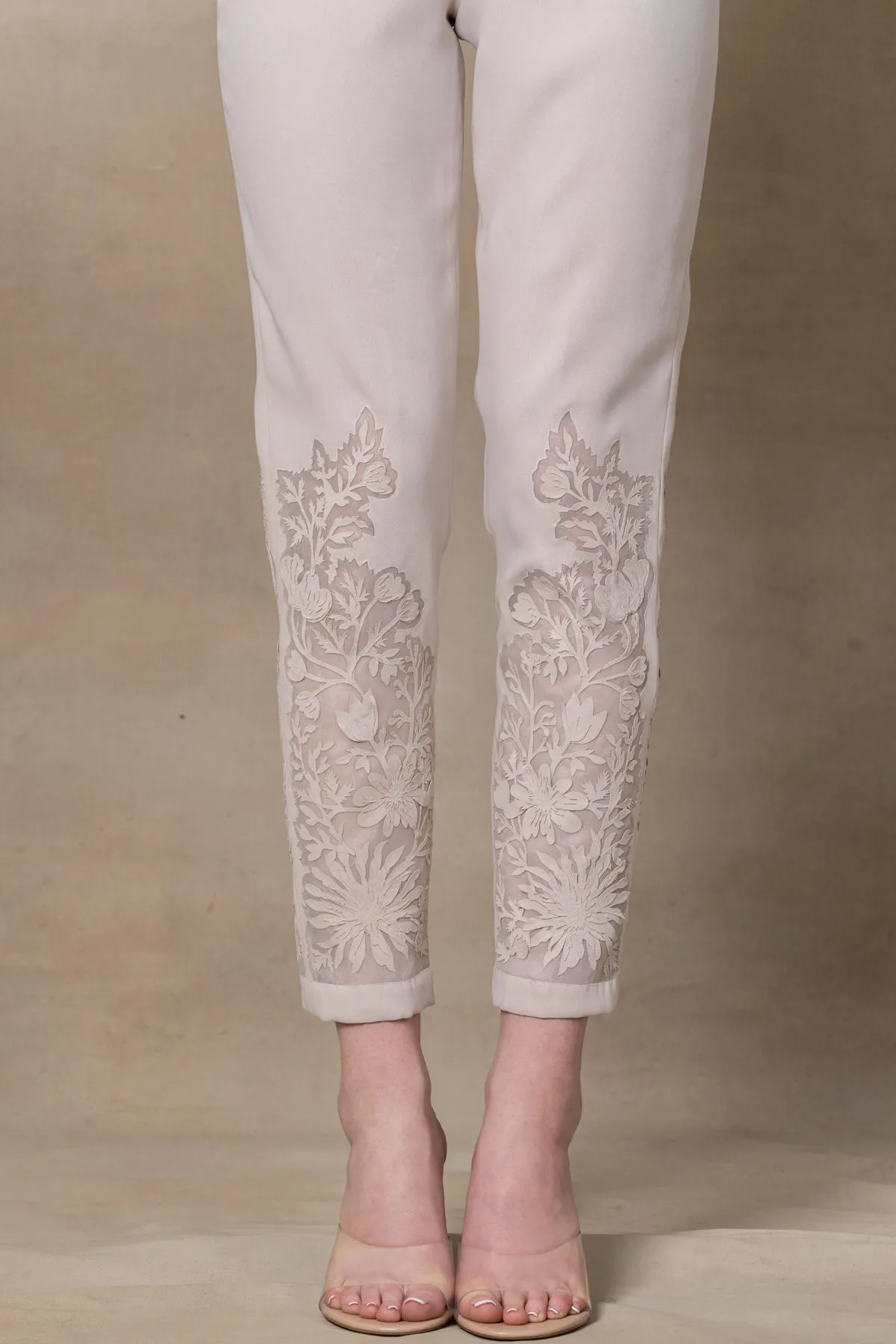 Lace Pants 51 Beige