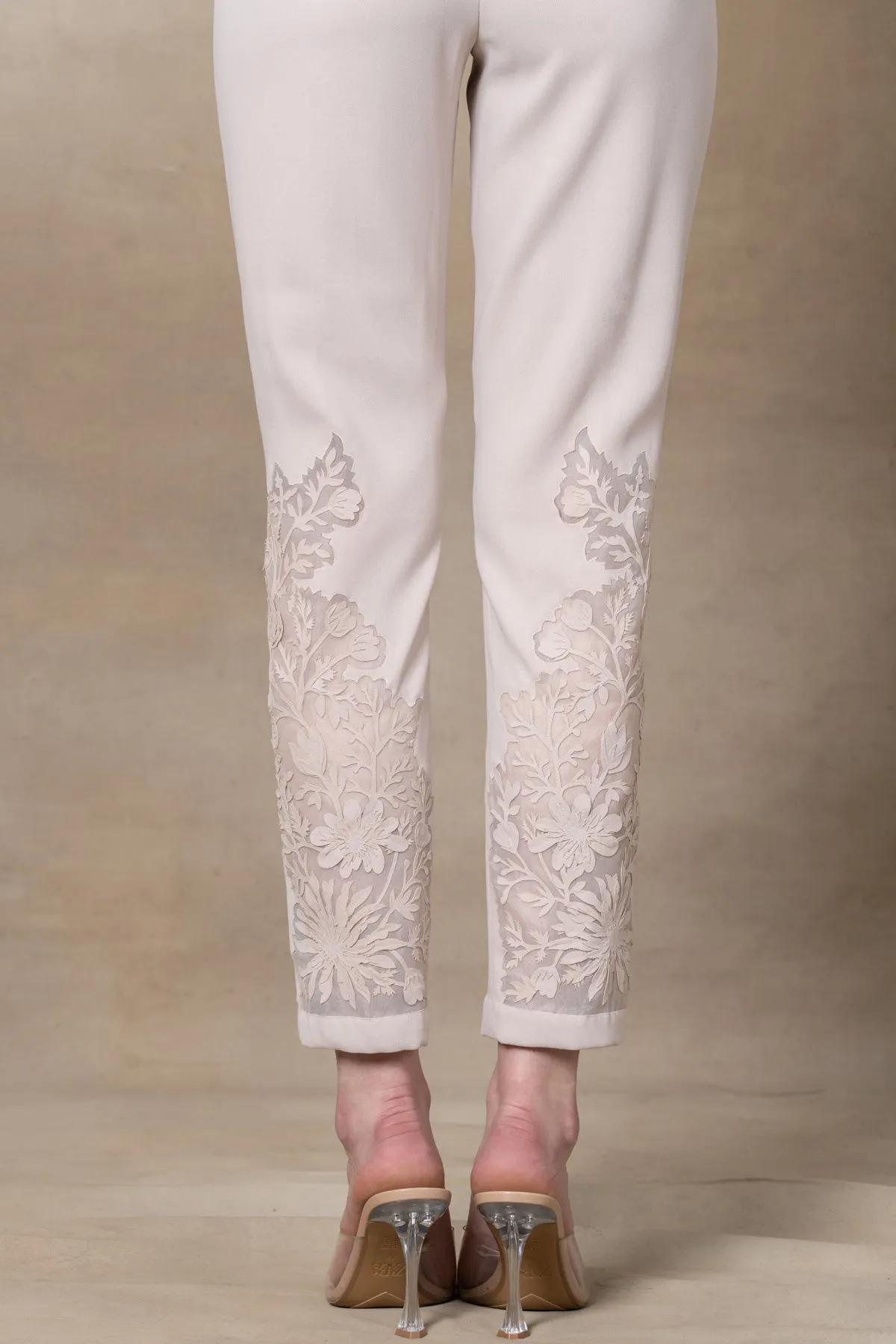 Lace Pants 51 Beige