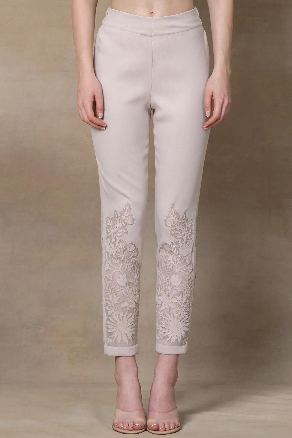 Lace Pants 51 Beige