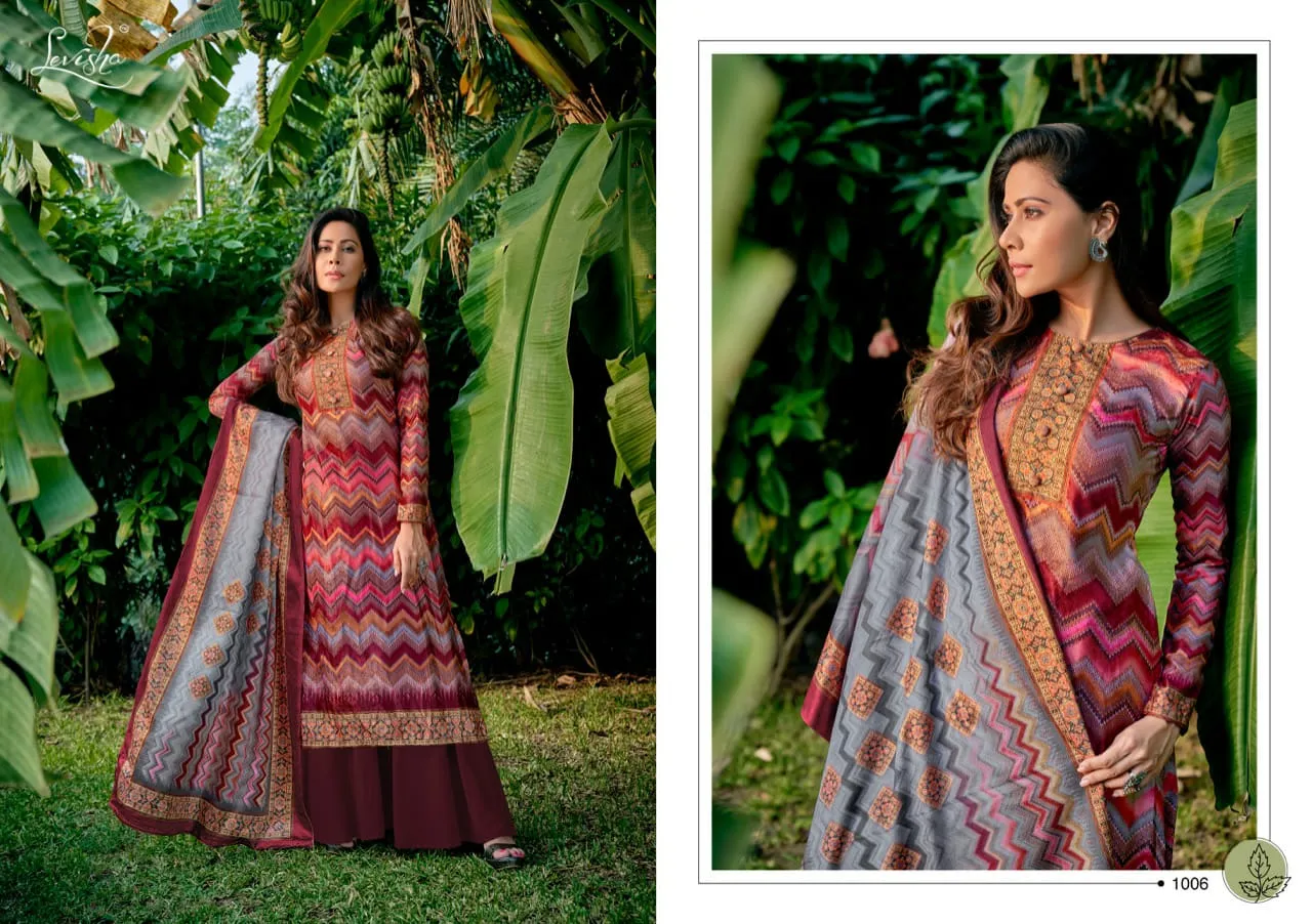 Levisha Presents Elisha Pure Velvet Printed Fancy Designer Salwar Kameez