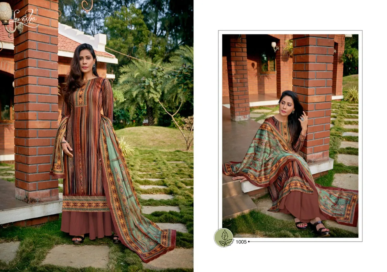 Levisha Presents Elisha Pure Velvet Printed Fancy Designer Salwar Kameez