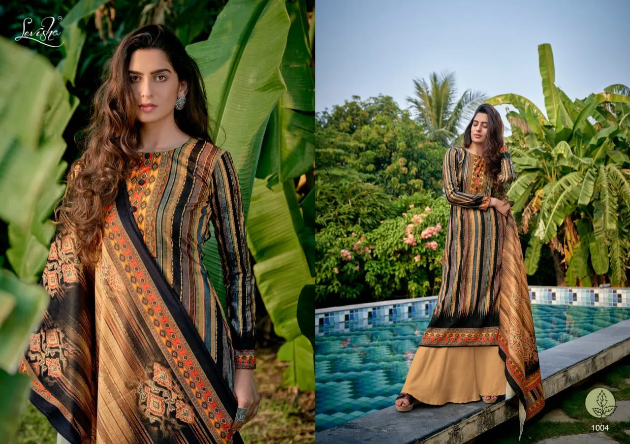 Levisha Presents Elisha Pure Velvet Printed Fancy Designer Salwar Kameez