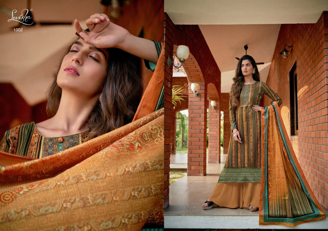 Levisha Presents Elisha Pure Velvet Printed Fancy Designer Salwar Kameez