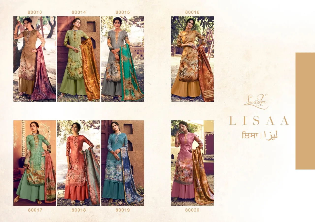 Levisha Presents Lisaa Pashmina Printed Fancy Designer Salwar Kameez