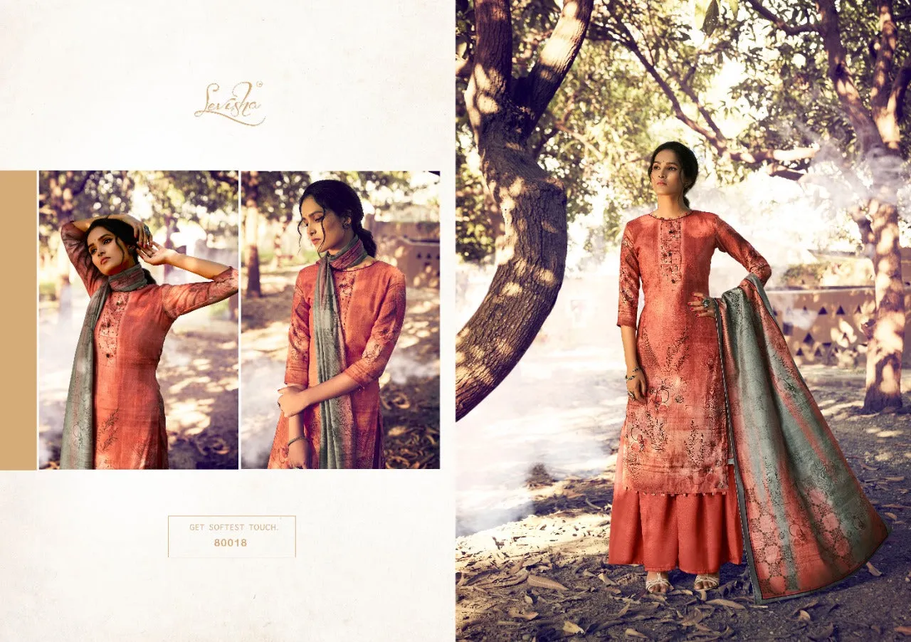 Levisha Presents Lisaa Pashmina Printed Fancy Designer Salwar Kameez