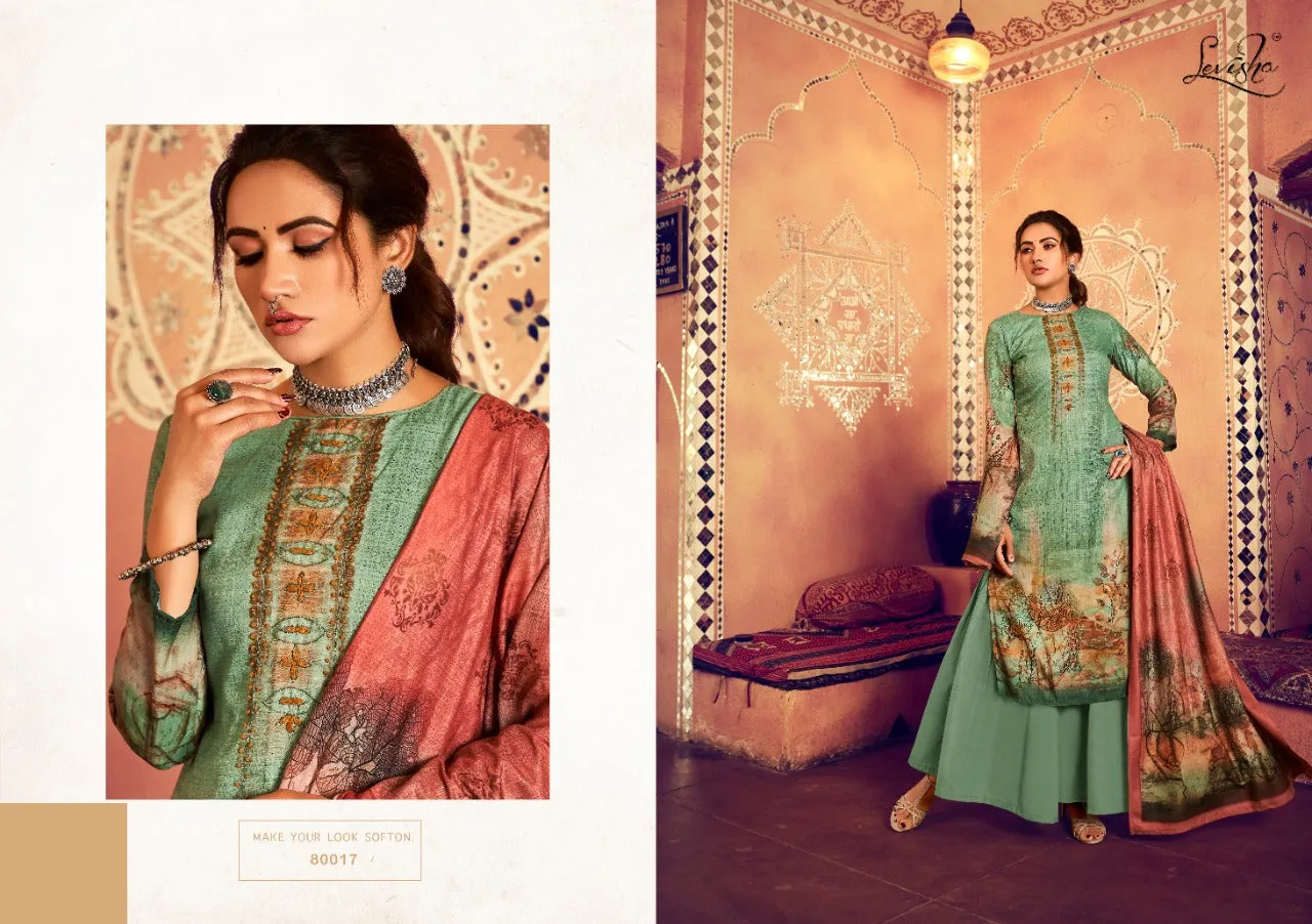Levisha Presents Lisaa Pashmina Printed Fancy Designer Salwar Kameez