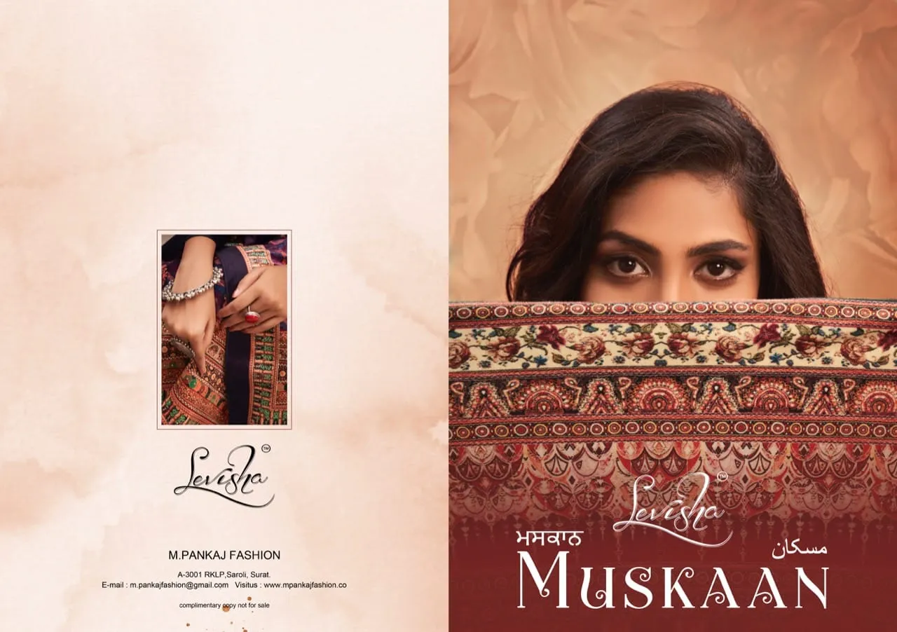 Levisha Presents Muskaan Pure Velvet Printed Fancy Designer Salwar Suits