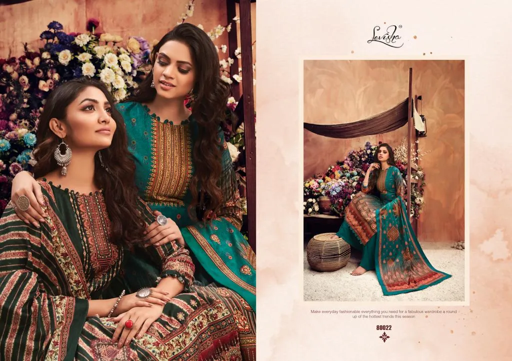 Levisha Presents Muskaan Pure Velvet Printed Fancy Designer Salwar Suits