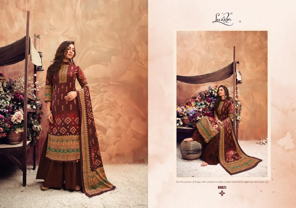 Levisha Presents Muskaan Pure Velvet Printed Fancy Designer Salwar Suits