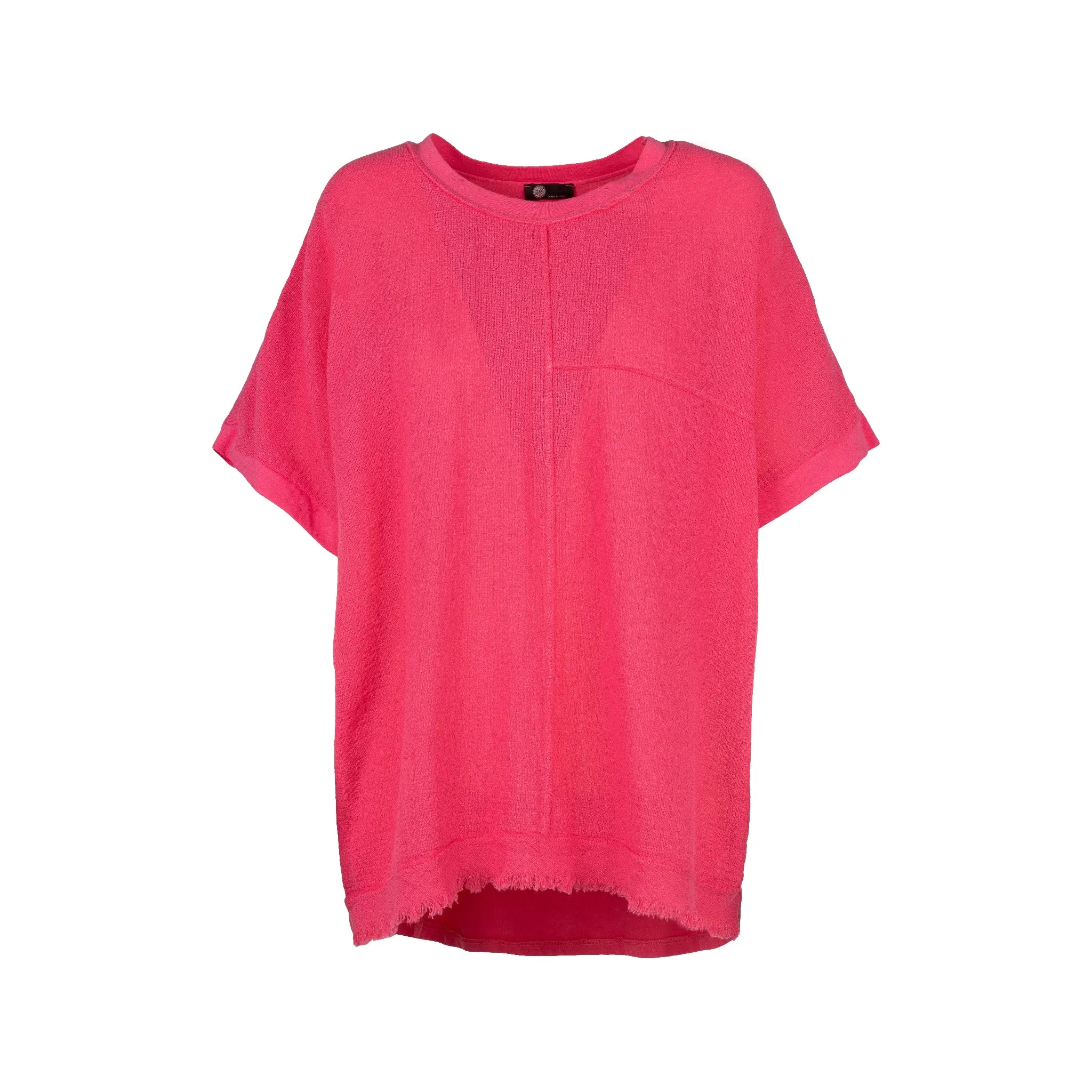 M Made in Italy  Women's Woven and Knitted Short Sleeve Shirt