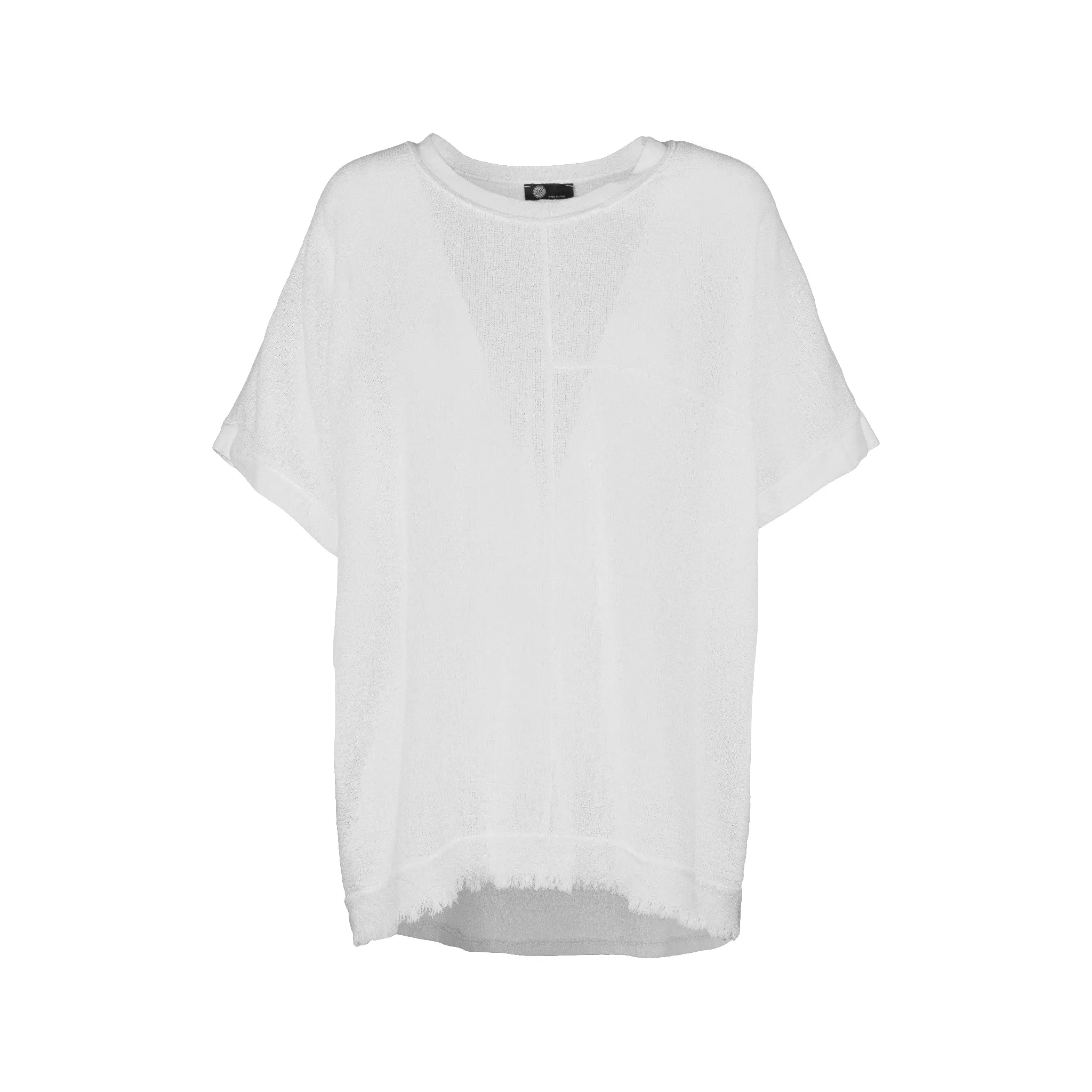 M Made in Italy  Women's Woven and Knitted Short Sleeve Shirt