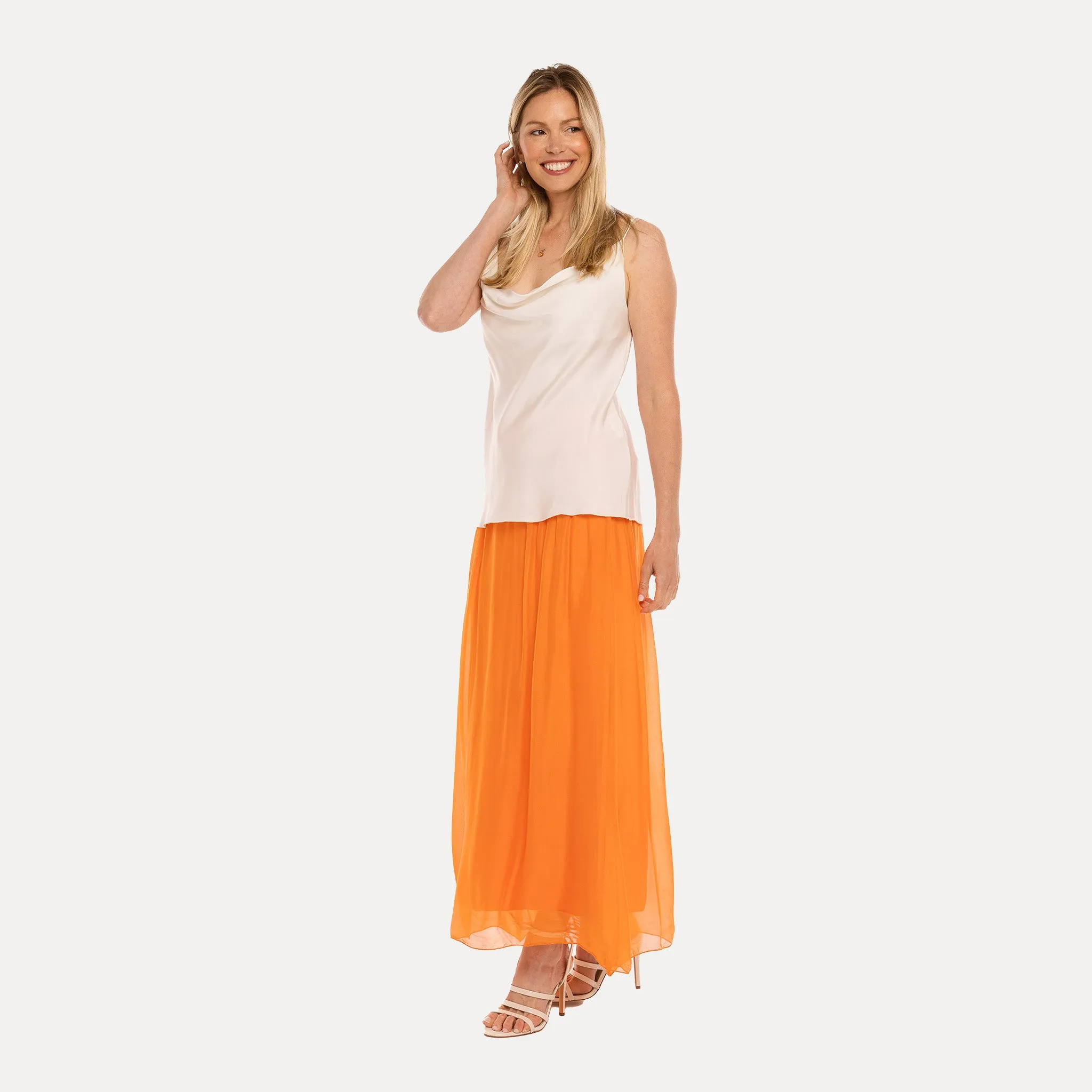 M Made in Italy  Women's Woven Bustier Top