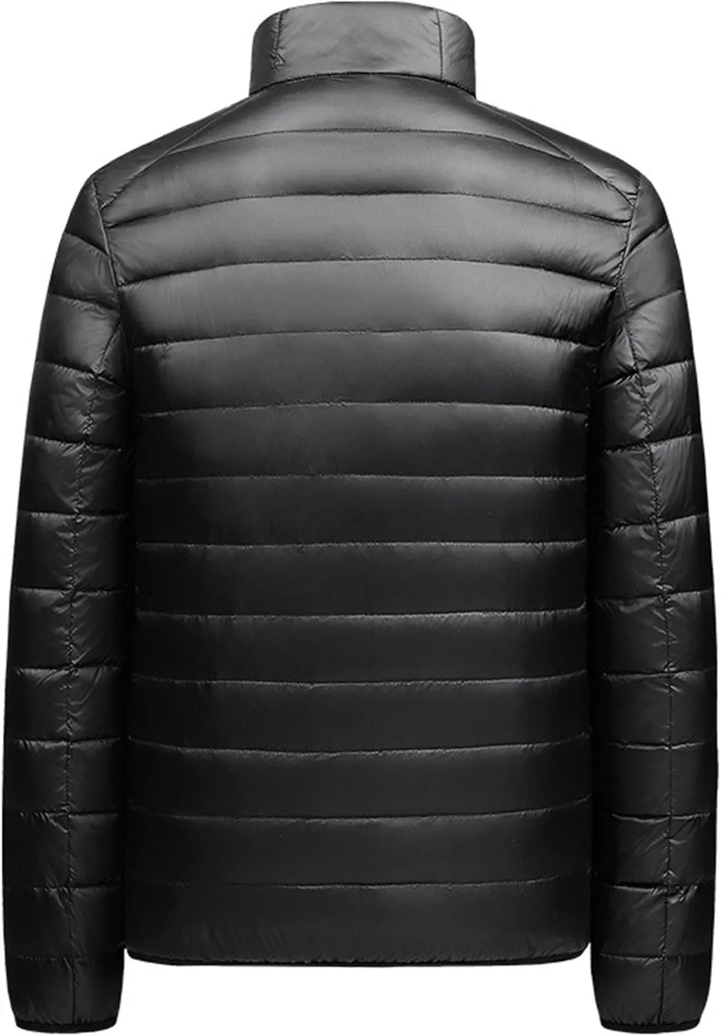 Maiyifu-GJ Men's Hooded Winter Puffer Jacket Thicken Windproof Warm Down Coats Lightweight Quilted Padded Coat Outerwear