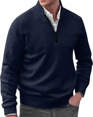 Mens Long Sleeve Sweatshirts 1/4 Zip Up Fishing Running Rash Guard T-Shirts Outdoor Shirts Outdoor Hiking Fishing Shirts