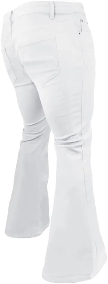 Men's Vintage Bell Bottom Pants 70s,Disco Outfits for Men,Mens Bell Bottom Jeans