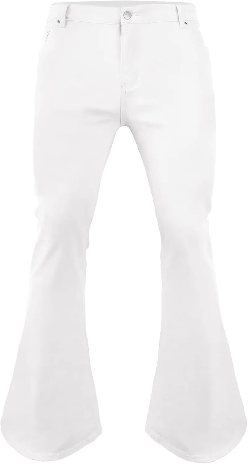 Men's Vintage Bell Bottom Pants 70s,Disco Outfits for Men,Mens Bell Bottom Jeans