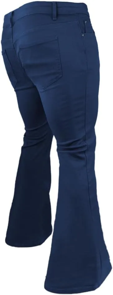 Men's Vintage Bell Bottom Pants 70s,Disco Outfits for Men,Mens Bell Bottom Jeans