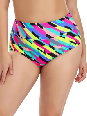 Ocean Blues Women's Plus Size High Waisted Bikini Bottom Full Coverage Swim Bottom