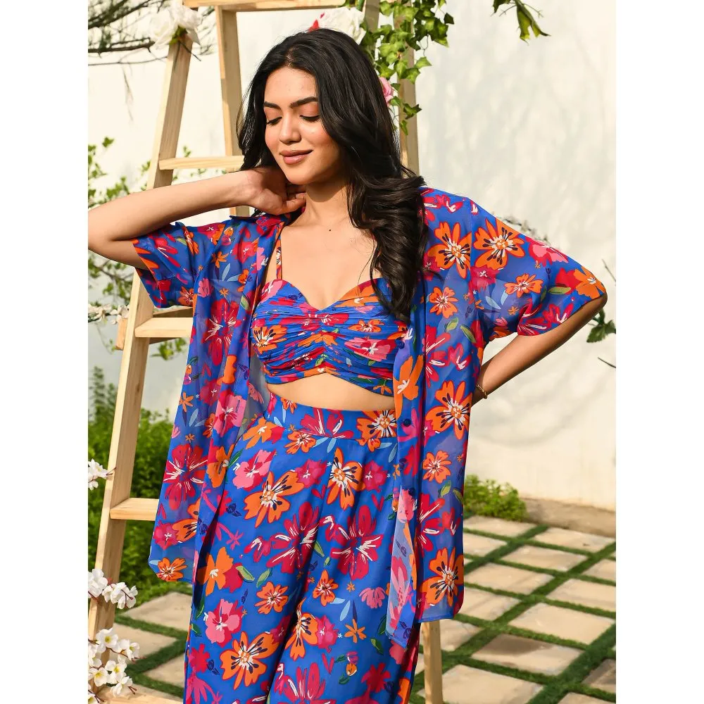 ORDINAREE Rebel Blue Spirit Co-Ord (Set of 3)