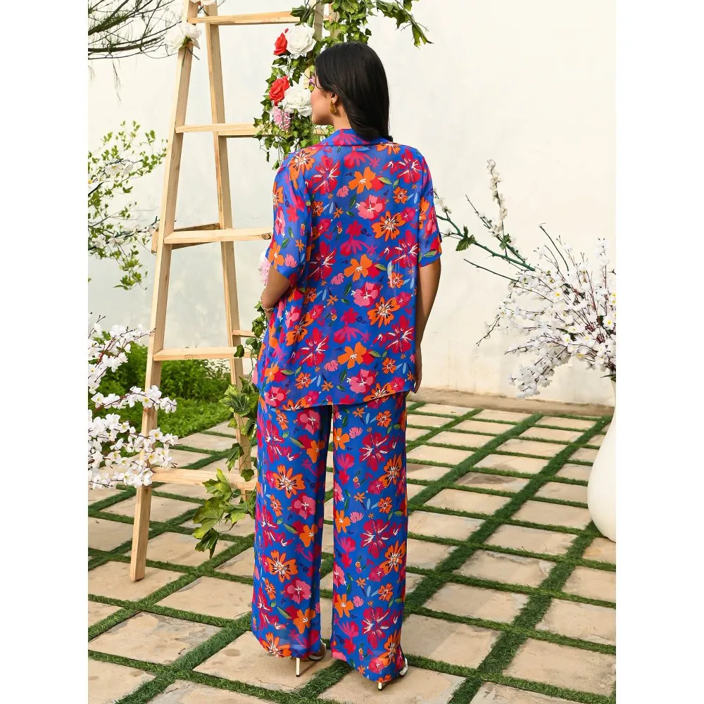 ORDINAREE Rebel Blue Spirit Co-Ord (Set of 3)